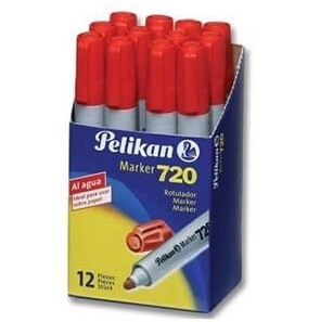 Marcador Pelikan 720 Rojo