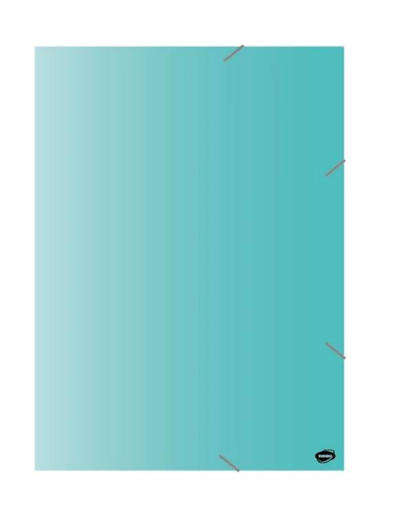 Carpeta 3 Solapas C/Elast Oficio Plast 0163/14 Perlado Rideo