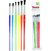 Pincel Picasso Mango Plastico X 6 Unid En Bolsa