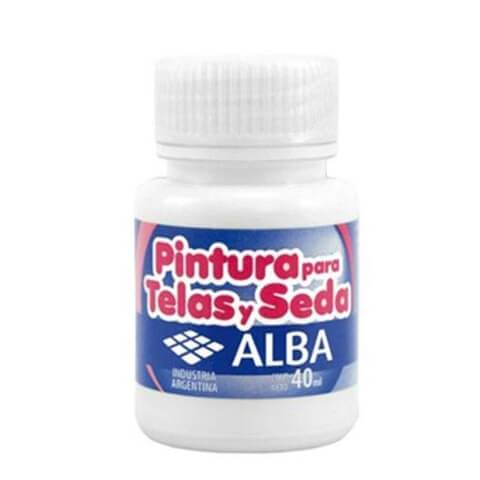 Pintura Para Telas Y Seda Alba 40 Ml - 510 Blanco