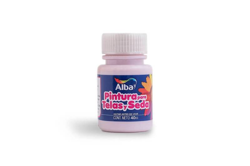 Pintura Para Telas Y Seda Alba 40 Ml - 526 Rosa Bebé