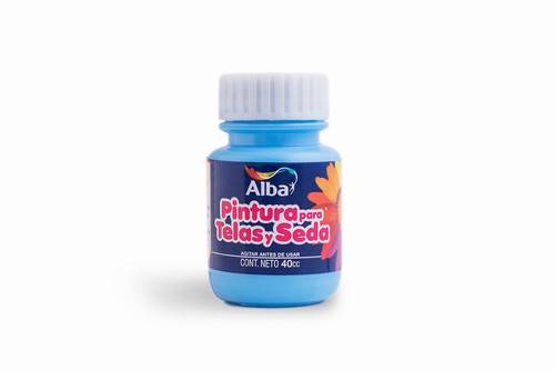 Pintura Para Telas Y Seda Alba 40 Ml - 540 Celeste Cielo