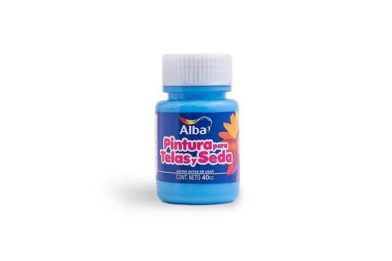 Pintura Para Telas Y Seda Alba 40 Ml - 542 Celeste Azulado