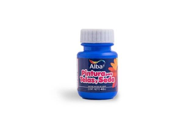 Pintura Para Telas Y Seda Alba 40 Ml - 545 Azul Francia