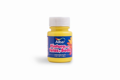 Pintura Para Telas Y Seda Alba 40 Ml - 573 Amarillo Pastel