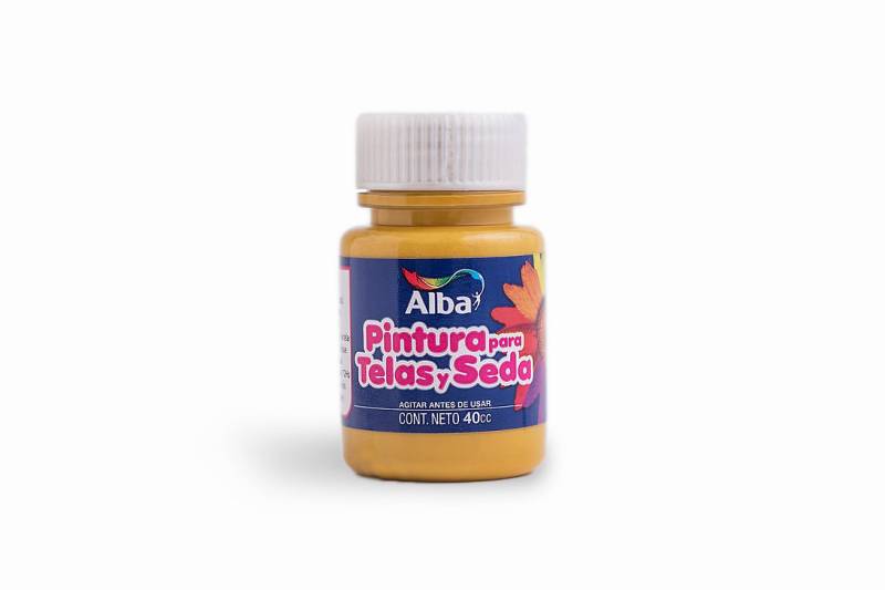 Pintura Para Telas Y Seda Alba 40 Ml - 575 Amarillo Mostaza