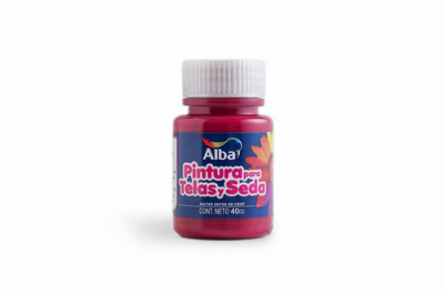 Pintura Para Telas Y Seda Alba 40 Ml - 584 Rojo Pasional