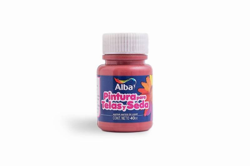 Pintura Para Telas Y Seda Alba 40 Ml - 585 Rojo Pastel