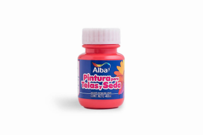 Pintura Para Telas Y Seda Alba 40 Ml - 586 Rojo Profundo