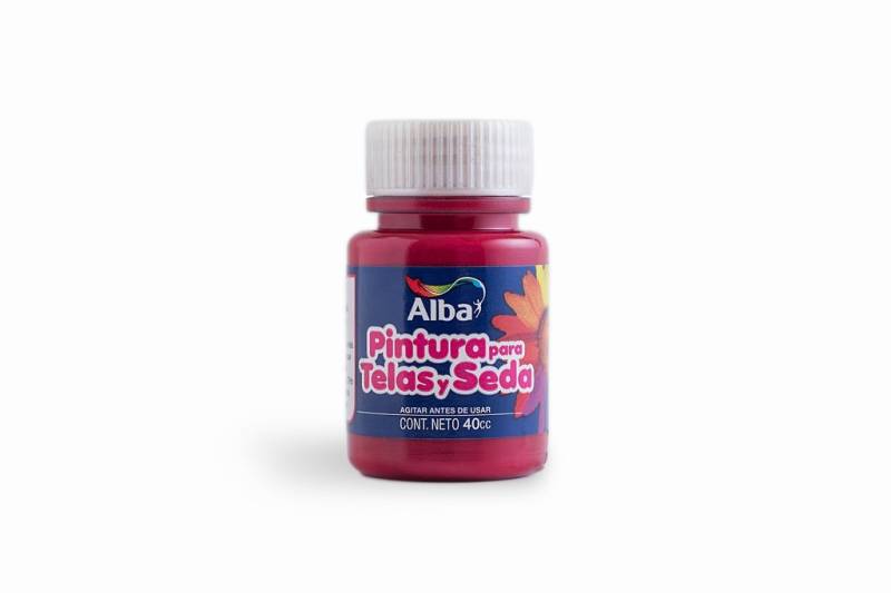 Pintura Para Telas Y Seda Alba 40 Ml - 587 Carmín