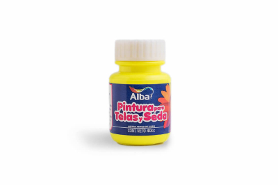 Pintura Para Telas Y Seda Alba 40 Ml - 598 Amarillo Flúo