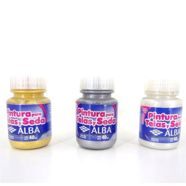Pintura Para Telas Y Seda Alba 40 Ml - 577 Oro Nacarado