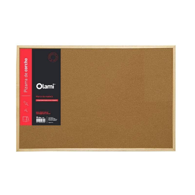 Pizarra Corcho 30 X 45 Marco Aluminio Pizc3413045