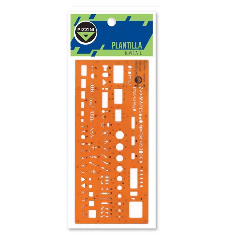 Plantilla Pizzini De Dibujo Electricidad Normas Iram