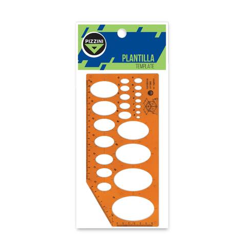 Plantilla Pizzini De Dibujo Elipses Isometricas