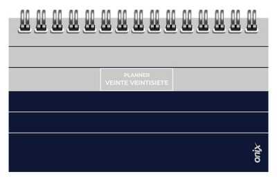 Agenda Onix 2027 C/Esp Pocket Planner 2 Gris/Negro Semanal Ag27D003