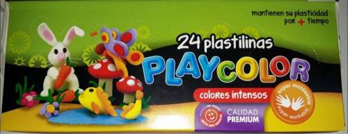 Plastilina Playcolor X 24 Rojo
