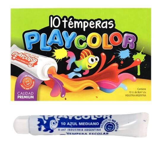 Plastilina Playcolor X 24 Azul