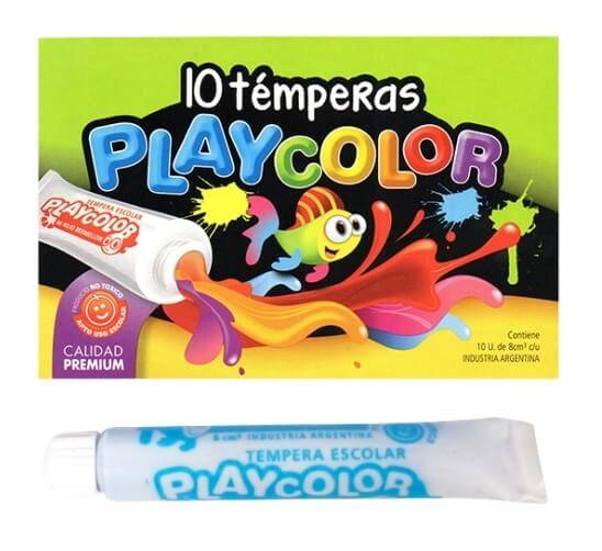 Plastilina Playcolor X 24 Celeste