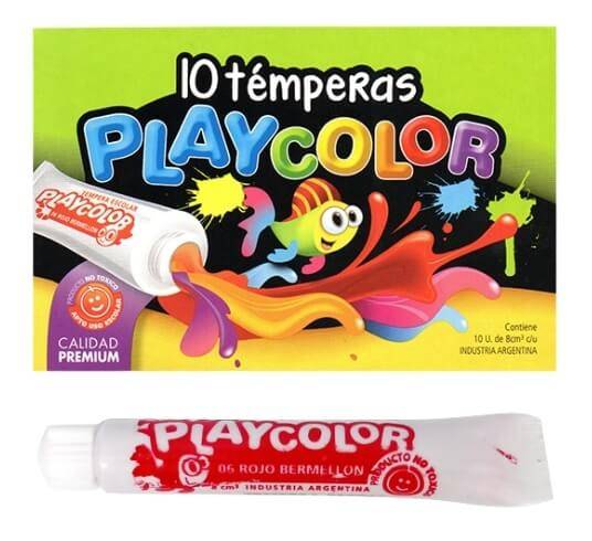 Plastilina Playcolor X 24 Rojo