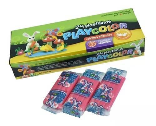 Plastilina Playcolor X 24 Rosa