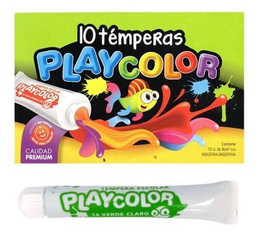 Plastilina Playcolor X 24 Verde