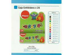 Plastilinas Maped Color Peps X 24 Unid Surt
