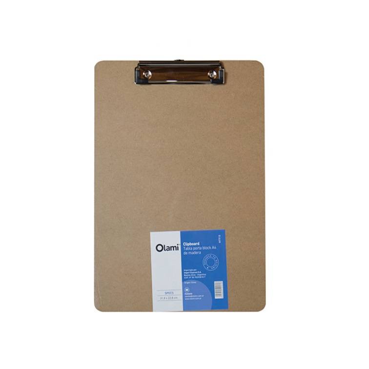 Portablock Mdf Olami A4 C/Clip Metal Mt910