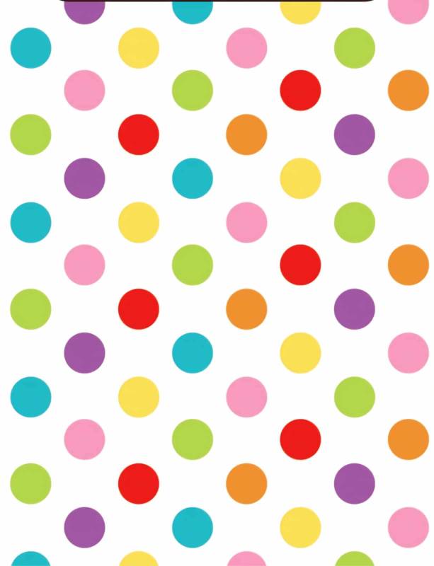 Papel Plastificado Fantasia Lunares Multicolor Paq X 10