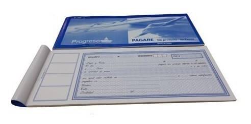 Talonario Pagare En Pesos Progreso X 40 Hjs P111