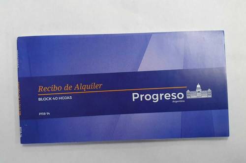 Recibo De Alquiler Progreso X 40 Hjs P118