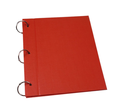 Carpeta C/Cordon N°3 Pvc Forrada Rojo 