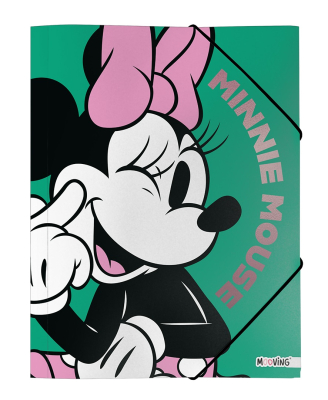 Carpeta 3 Solapas C/Elástico Oficio Mooving Minnie Mouse 5131