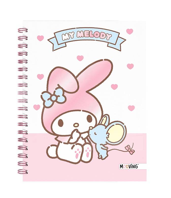 Cuaderno Mooving 16X21 C/Esp Td 80 Hjs Raya My Melody 5261