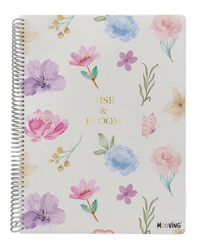 Cuaderno Mooving 29,7 C/Esp T/Semi Rígida 80 Hjs Cuad Garden 12241