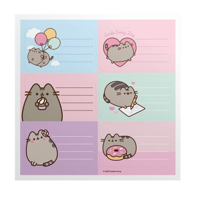 Etiqueta Escolar Mooving (2X6) Pusheen 301207
