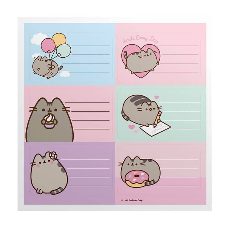 Etiqueta Escolar Mooving (2X6) Pusheen 301207