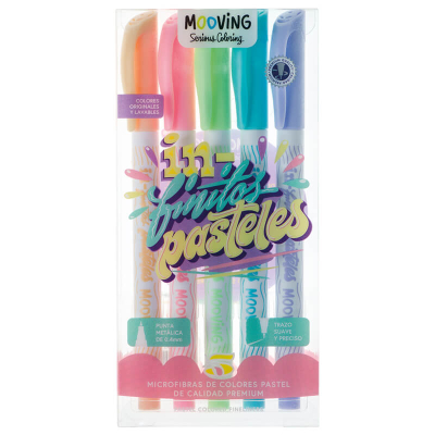 Microfibra Mooving Pastel X 5 Unid 3041105