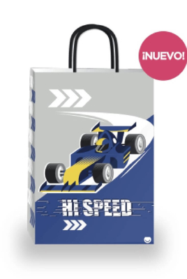Bolsa P/Regalo Romipack Racers 14X20