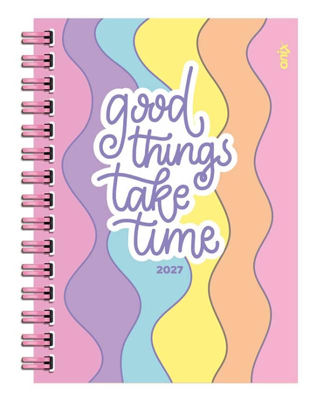 Agenda Onix 2027 C/Esp Rainbow Good Things 10X15 Diaria Td 320 P