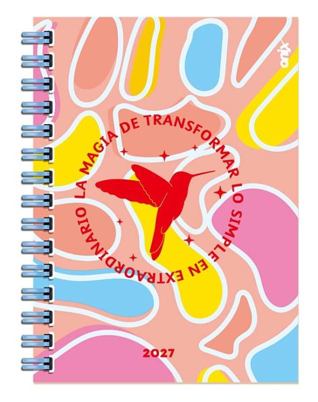 Agenda Onix 2027 C/Esp Rainbow Magia 16X22 Semanal Td 112 P Ag27B009