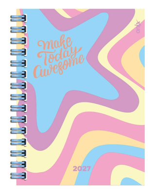Agenda Onix 2027 C/Esp Rainbow Make Today 10X15 Diaria Td 320 P