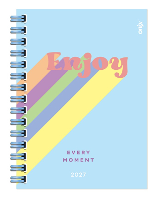 Agenda Onix 2027 C/Esp Rainbow Enjoy 10X15 Diaria Td 320 P