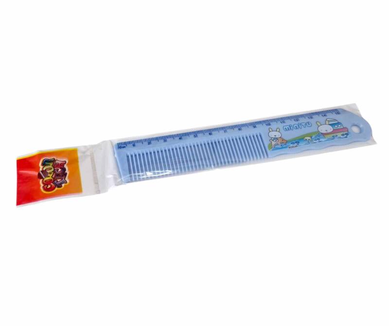Regla Escolar 15 Cm Color Tech C/Peine 34942