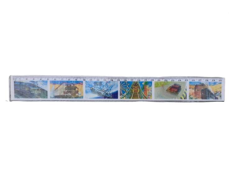 Regla Escolar Flexible 30 Cm 3D