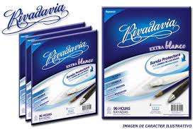 Repuesto Rivadavia Nº3 X 48H Cuad Extra Blanco