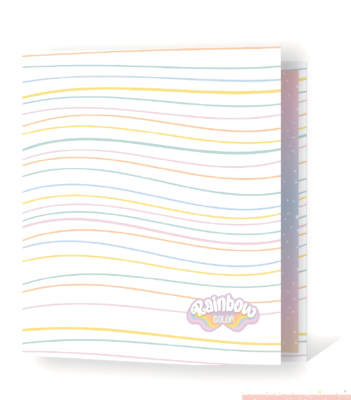 Carpeta 3Ø40Mm Rexon Rainbow Color Cartoné