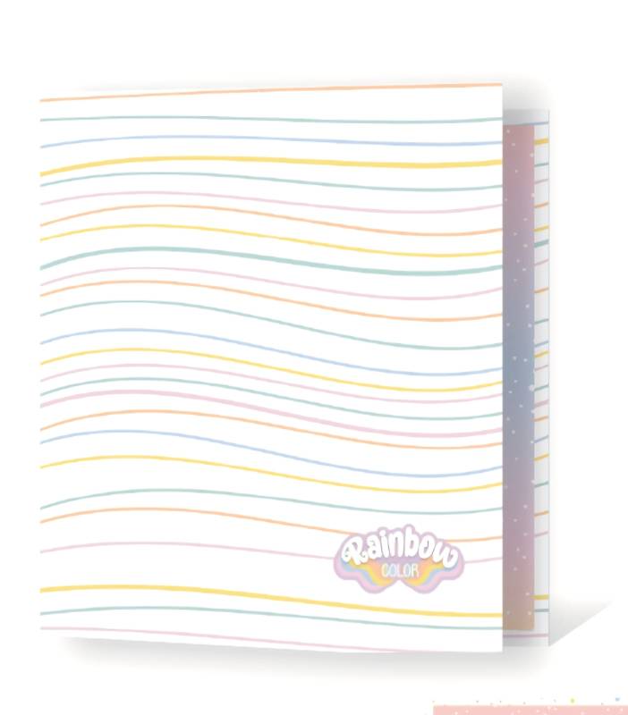 Carpeta 3Ø40Mm Rexon Rainbow Color Cartoné