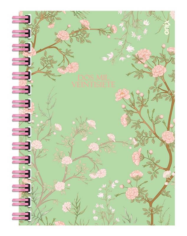 Agenda Onix 2027 C/Esp Eco-Rococo Verde 16X22 Diaria Td 320 P Ag27E013
