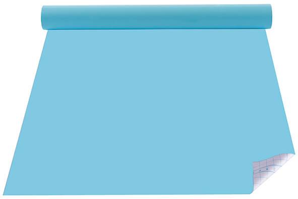 Rollo Autoadhesivo Color 45Cm X 10 Mts Celeste Pastel 7019